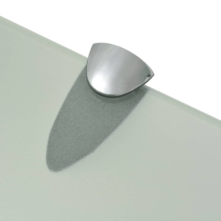 Schappen zwevend 2 st 80x10 cm 8 mm glas MeubelReus