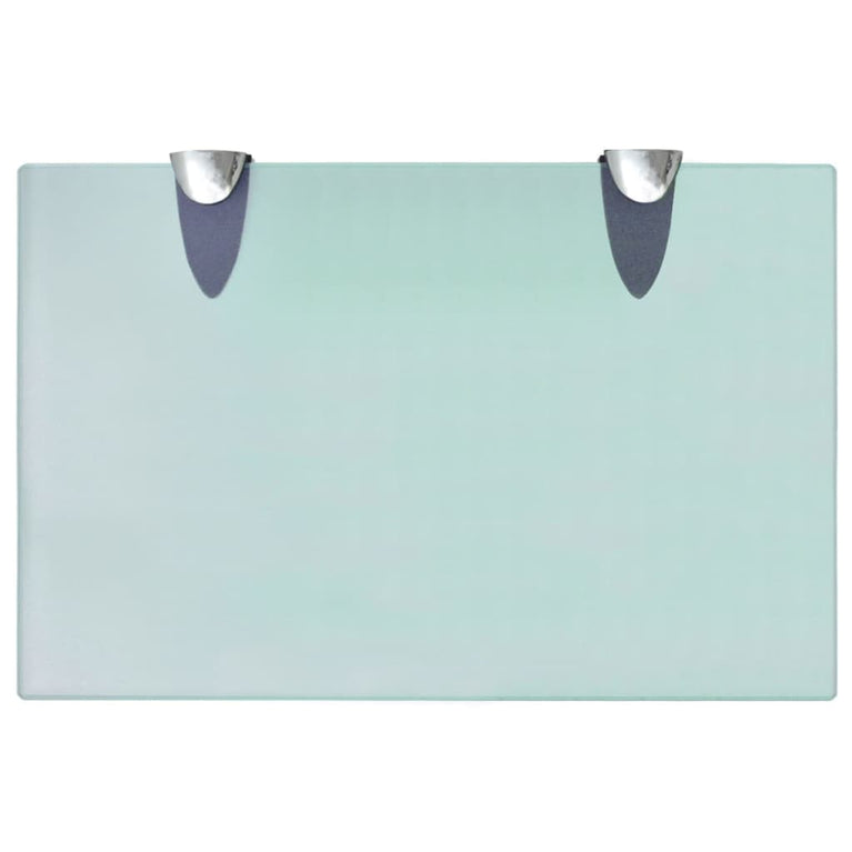 Schappen zwevend 2 st 30x20 cm 8 mm glas MeubelReus