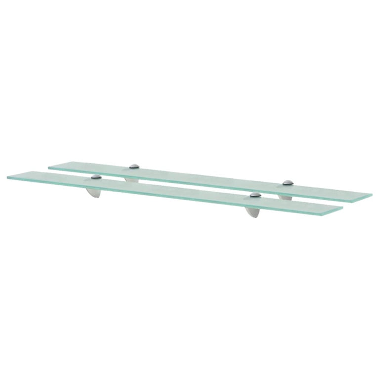 Schappen zwevend 2 st 90x20 cm 8 mm glas MeubelReus