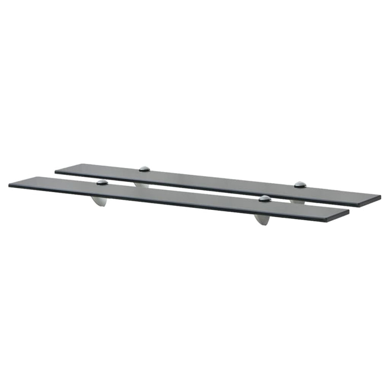 Schappen zwevend 2 st 80x20 cm 8 mm glas MeubelReus