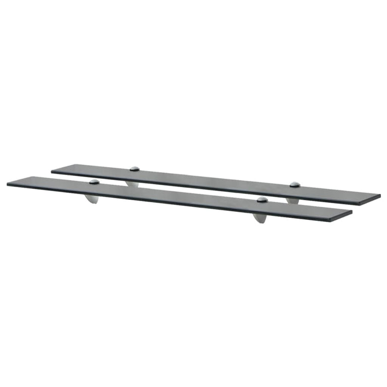 Schappen zwevend 2 st 90x20 cm 8 mm glas MeubelReus