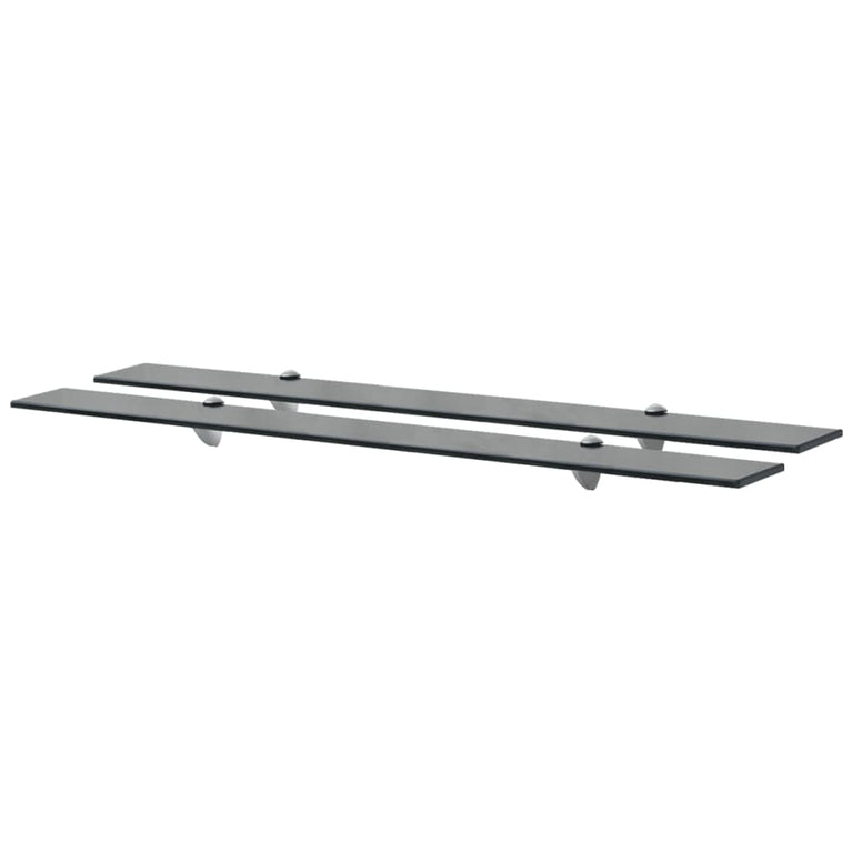 Schappen zwevend 2 st 100x20 cm 8 mm glas MeubelReus
