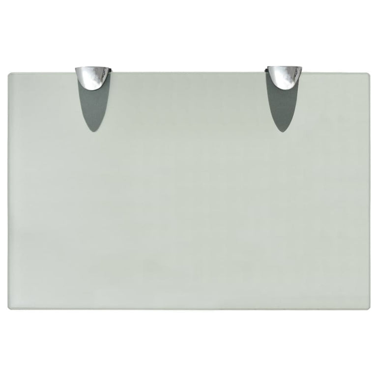 Schappen zwevend 2 st 30x20 cm 8 mm glas MeubelReus