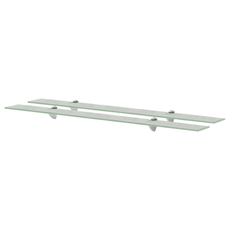 Schappen zwevend 2 st 100x20 cm 8 mm glas MeubelReus