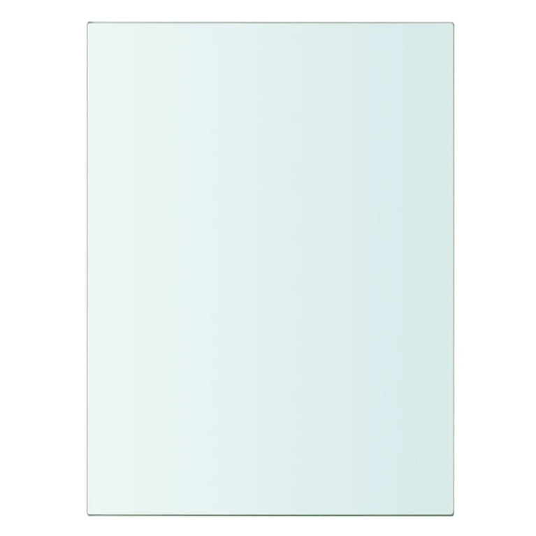 Schappen 2 st 20x15 cm glas transparant MeubelReus
