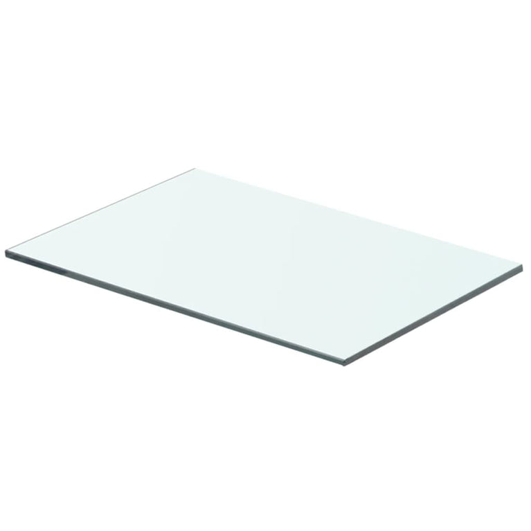 Schappen 2 st 40x20 cm glas transparant MeubelReus