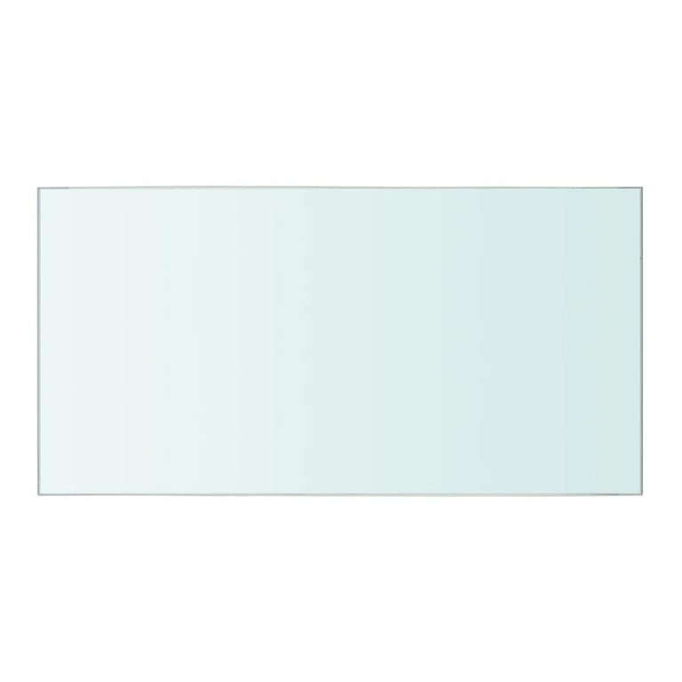 Schappen 2 st 40x20 cm glas transparant MeubelReus