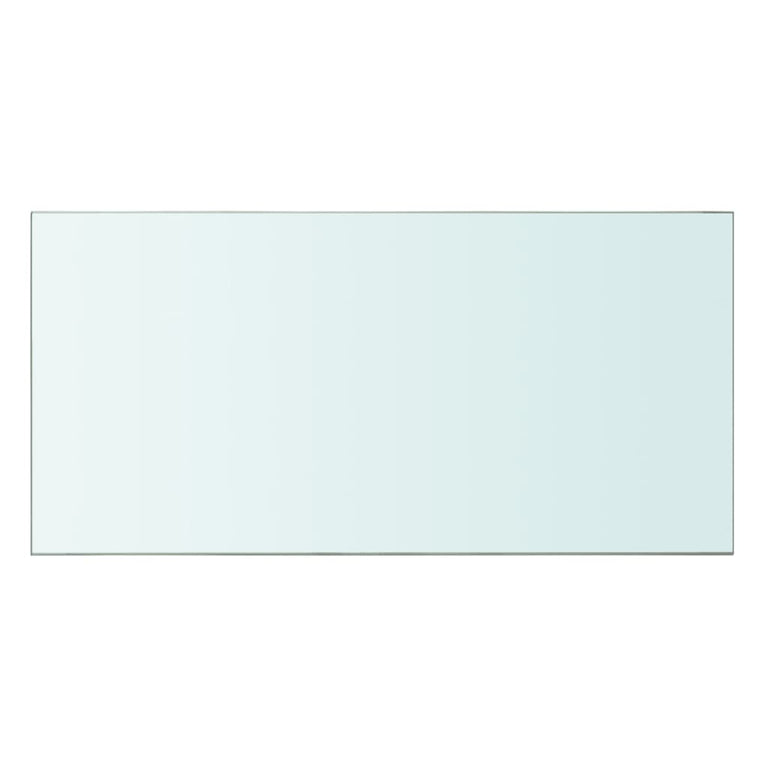 Schappen 2 st 60x45 cm glas transparant MeubelReus