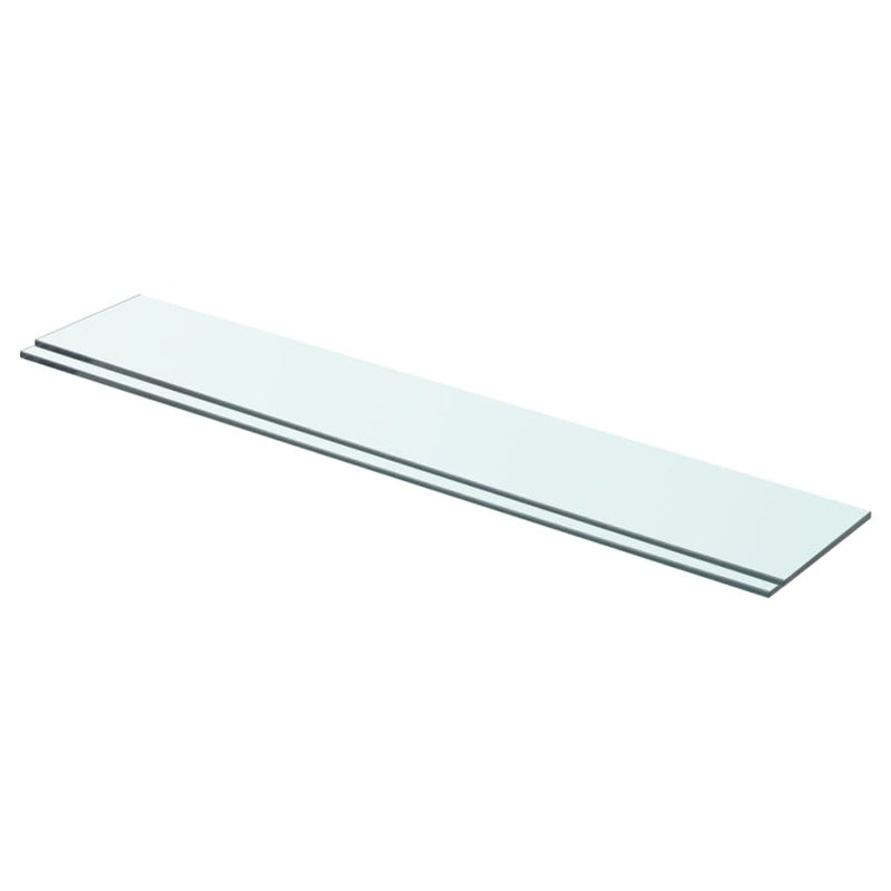 Schappen 2 st 70x12 cm glas transparant MeubelReus