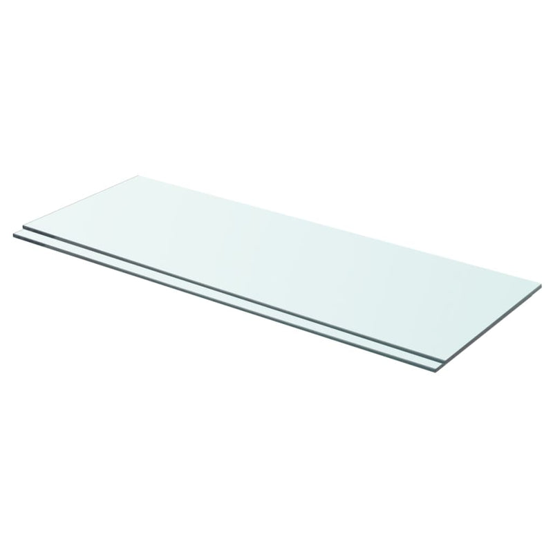 Schappen 2 st 70x25 cm glas transparant MeubelReus