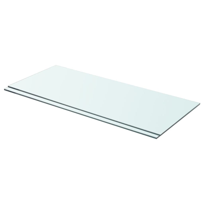 Schappen 2 st 70x30 cm glas transparant MeubelReus