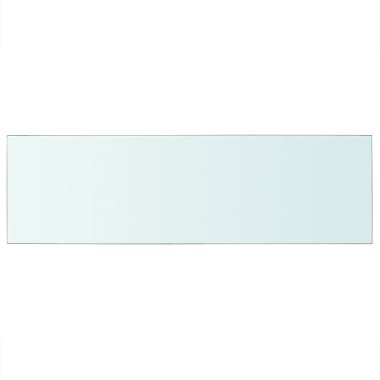 Schappen 2 st 80x25 cm glas transparant MeubelReus