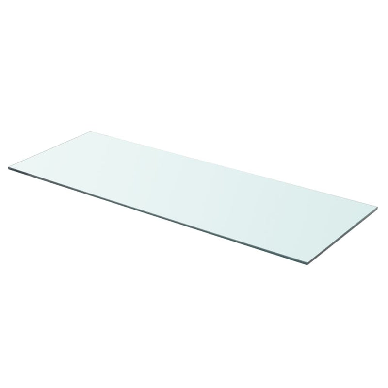 Schappen 2 st 80x30 cm glas transparant MeubelReus