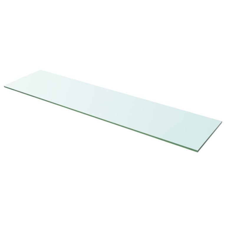 Schappen 2 st 100x25 cm glas transparant MeubelReus
