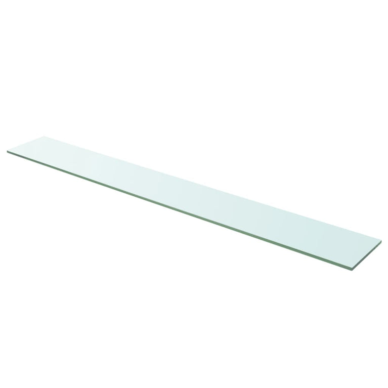 Schappen 2 st 110x15 cm glas transparant MeubelReus