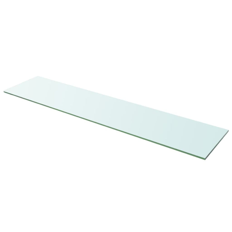 Schappen 2 st 110x25 cm glas transparant MeubelReus