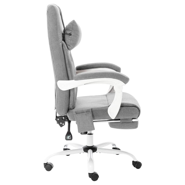 Kantoormassagestoel stof grijs MeubelReus