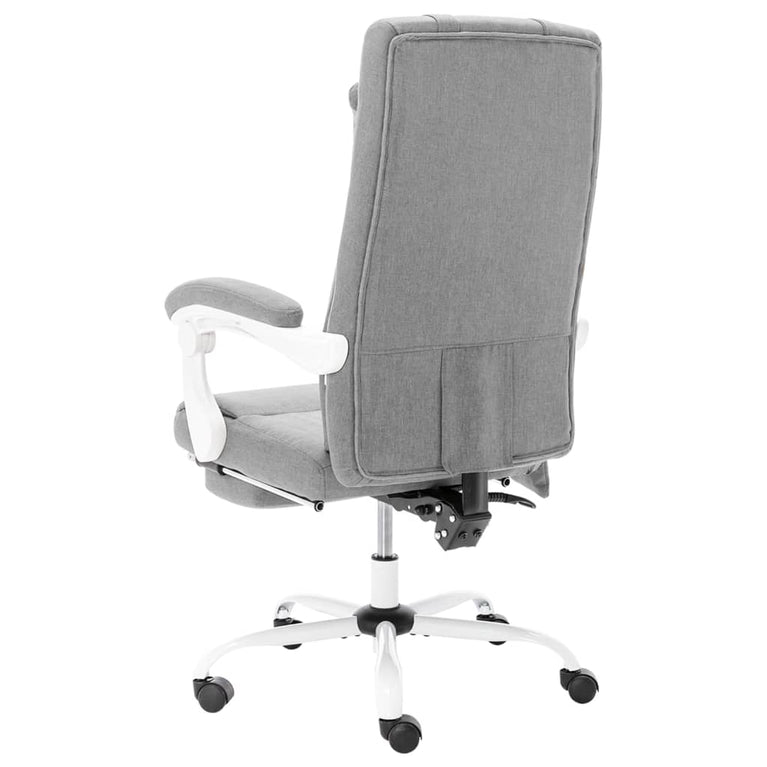 Kantoormassagestoel stof grijs MeubelReus