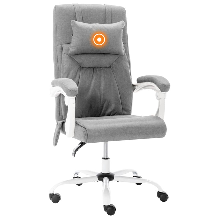 Kantoormassagestoel stof grijs MeubelReus