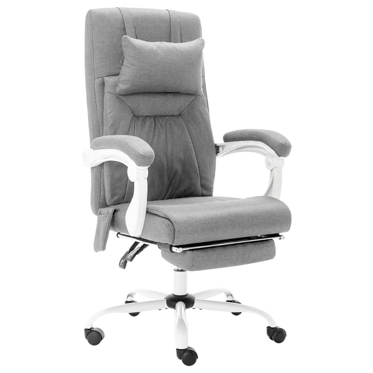 Kantoormassagestoel stof grijs MeubelReus