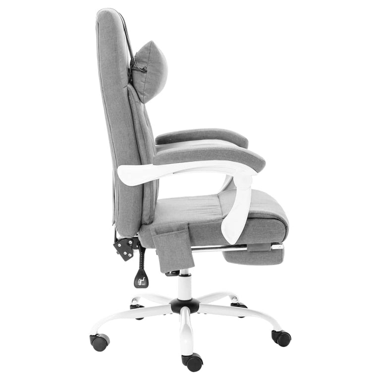 Kantoormassagestoel stof grijs MeubelReus