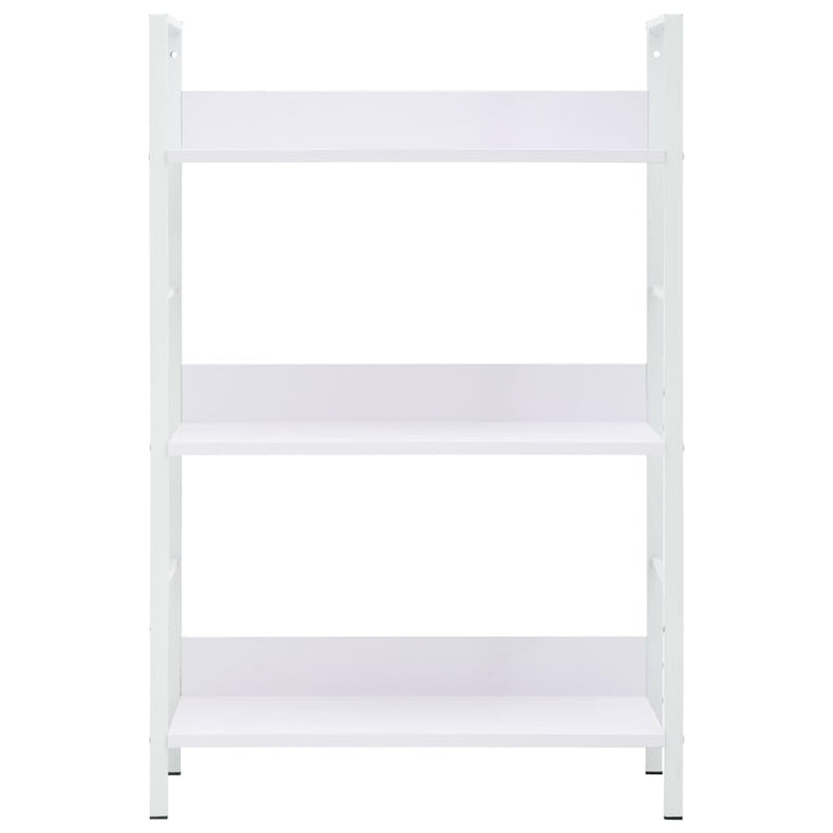 Boekenkast met 3 schappen 60x27,6x90,5 cm bewerkt hout wit MeubelReus
