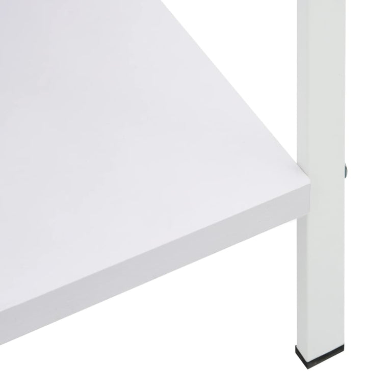 Boekenkast met 3 schappen 60x27,6x90,5 cm bewerkt hout wit MeubelReus