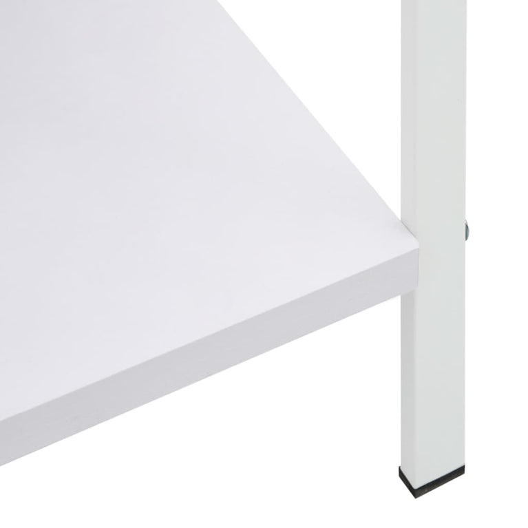 Boekenkast met 4 schappen 60x27,6x124,5 cm bewerkt hout wit MeubelReus