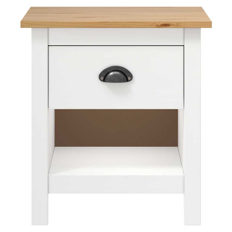 Nachtkastjes 2 st Hill Range 46x35x49,5 cm massief grenenhout MeubelReus