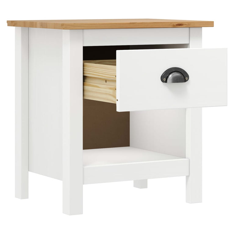 Nachtkastjes 2 st Hill Range 46x35x49,5 cm massief grenenhout MeubelReus