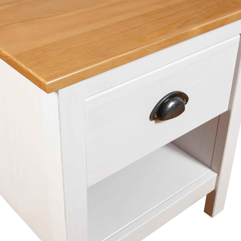 Nachtkastjes 2 st Hill Range 46x35x49,5 cm massief grenenhout MeubelReus