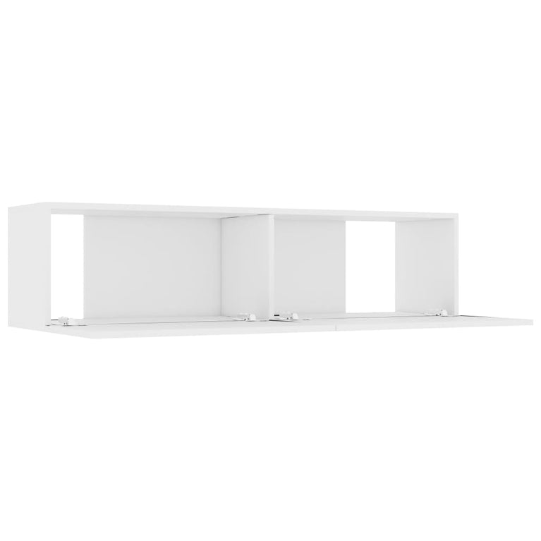 Tv-meubel 120x30x30 cm spaanplaat wit MeubelReus