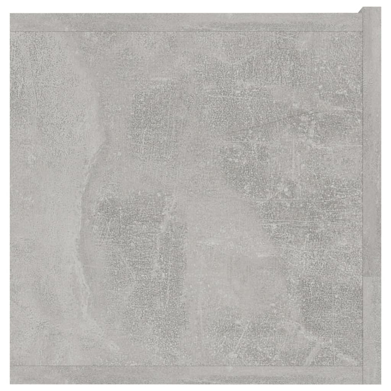 Tv-meubel 120x30x30 cm bewerkt hout betongrijs MeubelReus