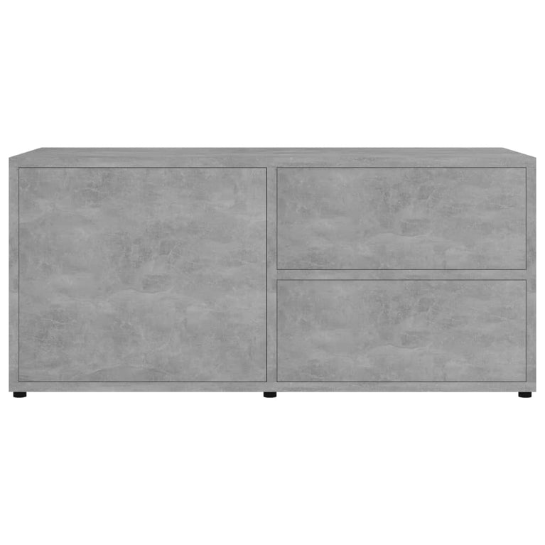 Tv-meubel 80x34x36 cm spaanplaat betongrijs MeubelReus