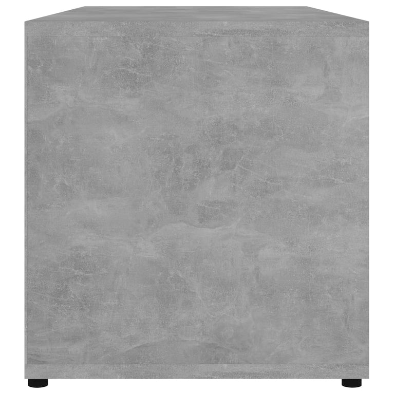 Tv-meubel 80x34x36 cm spaanplaat betongrijs MeubelReus