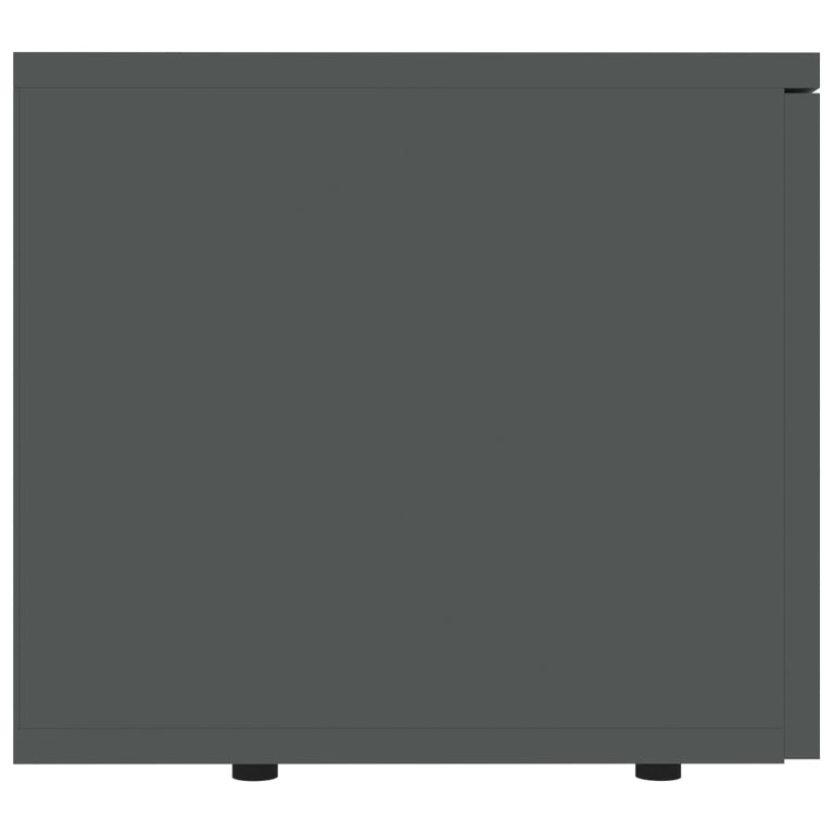 Tv-meubel 80x34x30 cm spaanplaat zwart MeubelReus