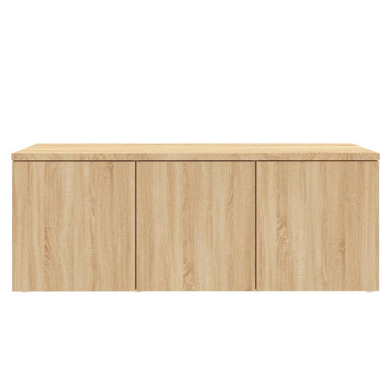Tv-meubel 80x34x30 cm spaanplaat sonoma eikenkleurig MeubelReus