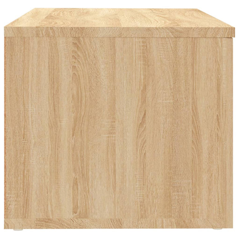 Tv-meubel 80x34x30 cm spaanplaat sonoma eikenkleurig MeubelReus