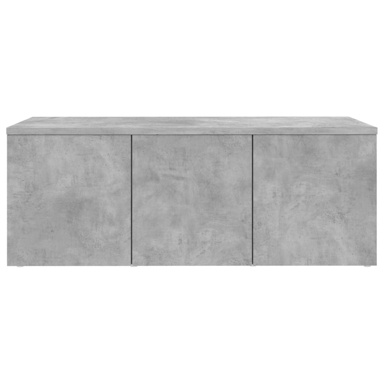 Tv-meubel 80x34x30 cm spaanplaat betongrijs MeubelReus