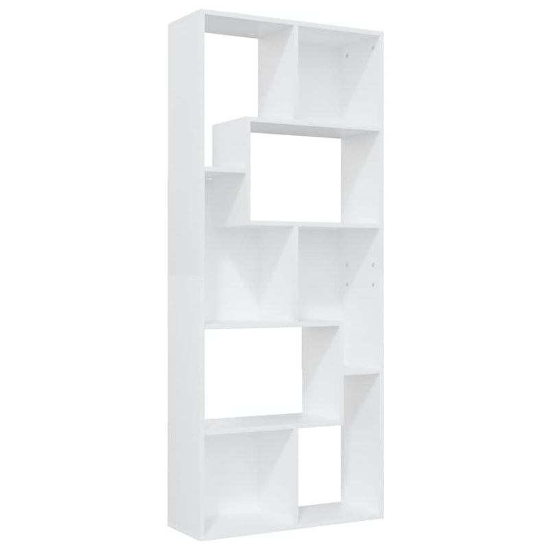 Boekenkast 67x24x161 cm bewerkt hout wit MeubelReus