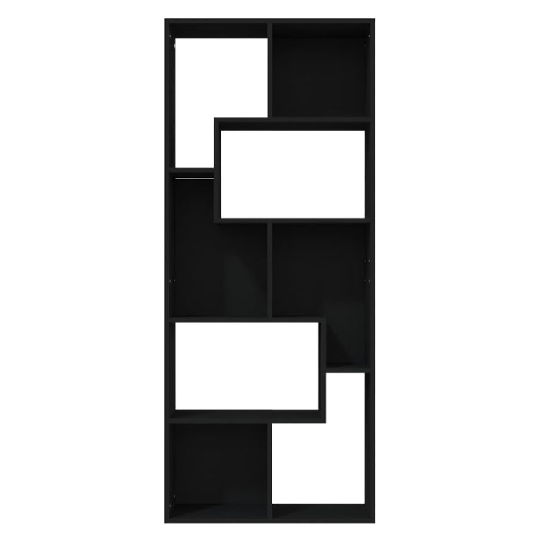 Boekenkast 67x24x161 cm spaanplaat zwart MeubelReus