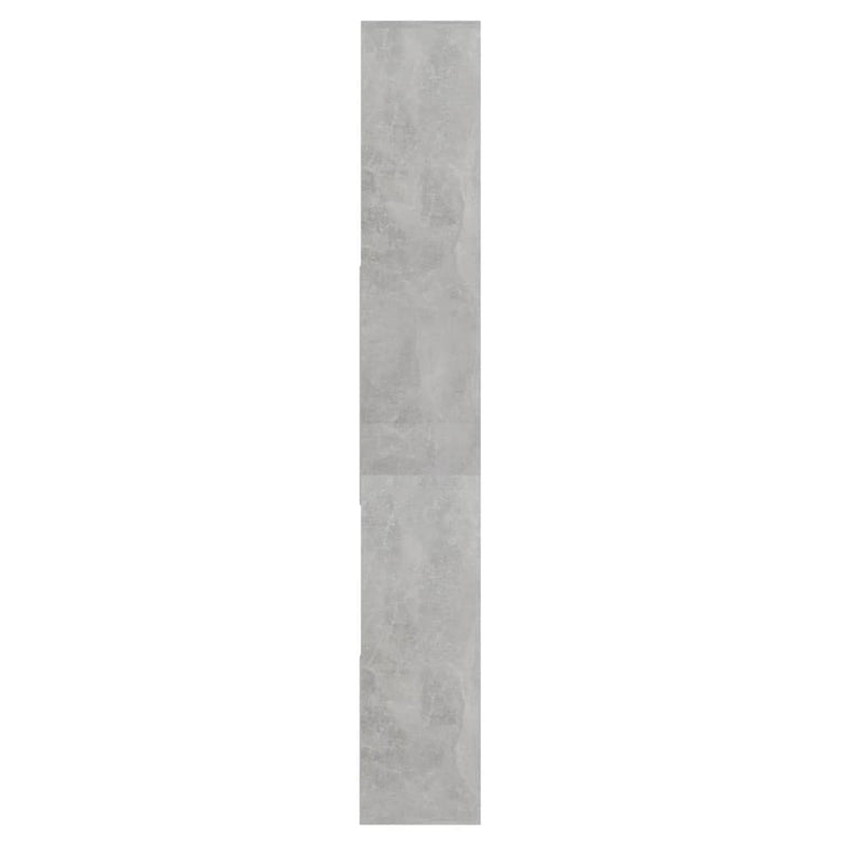Boekenkast 67x24x161 cm spaanplaat betongrijs MeubelReus