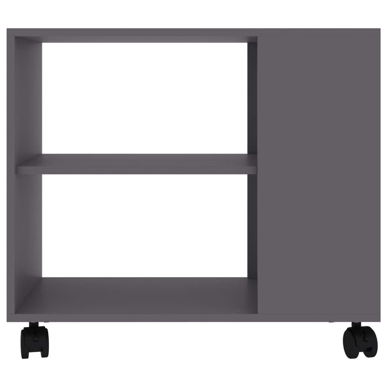 Bijzettafel 70x35x55 cm bewerkt hout grijs MeubelReus