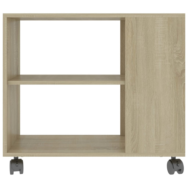 Bijzettafel 70x35x55 cm bewerkt hout sonoma eikenkleurig MeubelReus