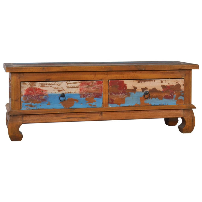 Tv-meubel 110x35x40 cm gerecycled teakhout MeubelReus