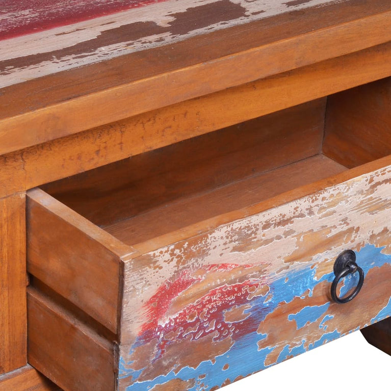 Tv-meubel 110x35x40 cm gerecycled teakhout MeubelReus