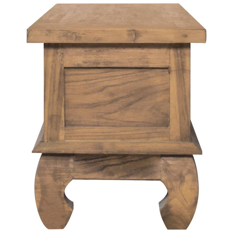 Tv-meubel 110x35x40 cm massief teakhout MeubelReus