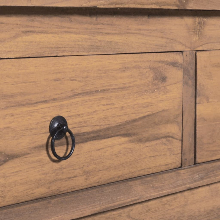 Tv-meubel 110x35x40 cm massief teakhout MeubelReus