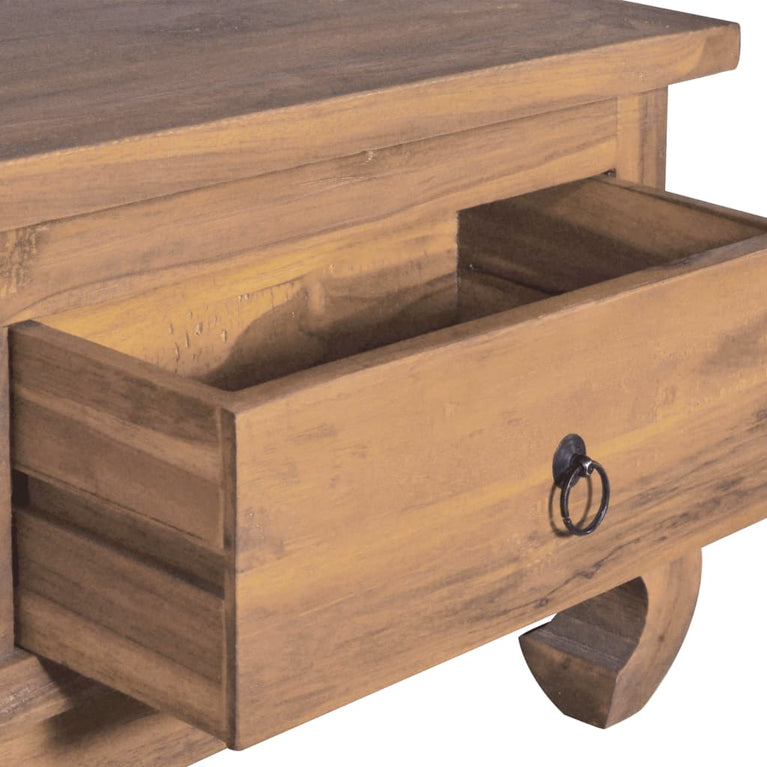 Tv-meubel 110x35x40 cm massief teakhout MeubelReus