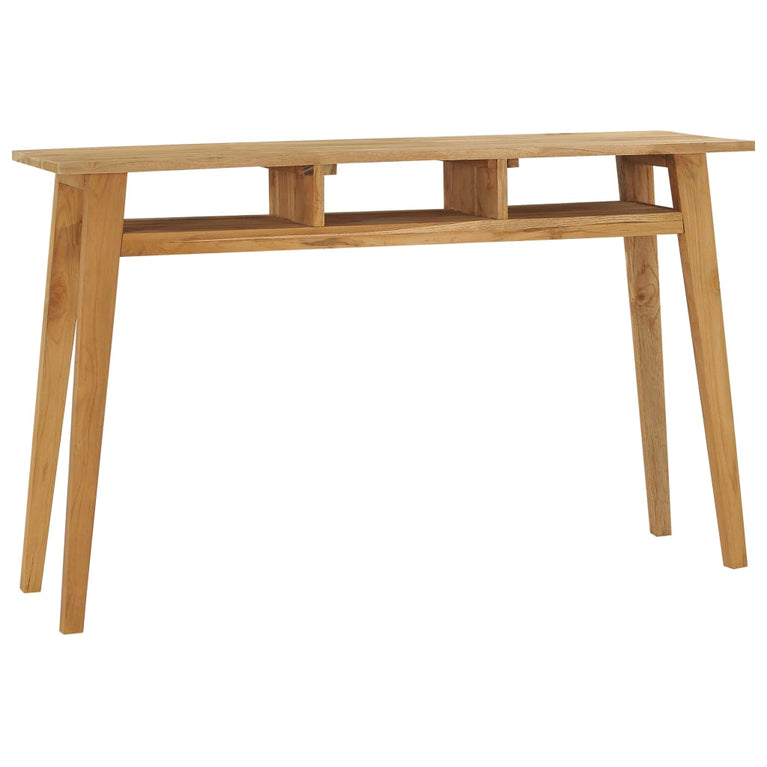 Wandtafel 120x35x75 cm massief teakhout MeubelReus